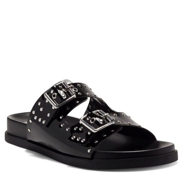 Vince Camuto Pavey Black Sandal - Picture 3 of 5